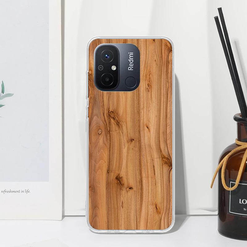 Wood Wooden Pattern Phone Case For Xiaomi Redmi 14C 13 13C 12 12C 10 10A 10C 9 9A 9C 9T 8 8A 7 7A 6A 6 Pro K80 K70 K60 K40 K20 1