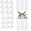 Pads d'amortissement pour set de batterie Pads d'amortissement pour caisse claire Pads amortisseurs pour set de batterie Pads en silicone antidérapants Pads d'amortissement pour batterie jazz