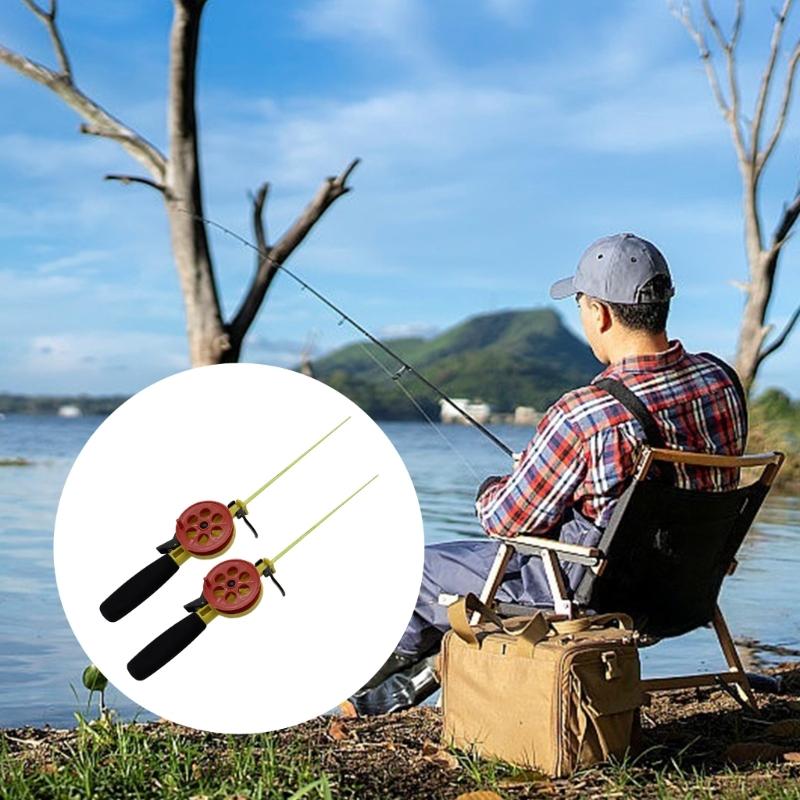High Sensitivity Ice Fishing Rod Sensitive Tip For Fish Detection Increased Hook Rate In Cold Weather Condition