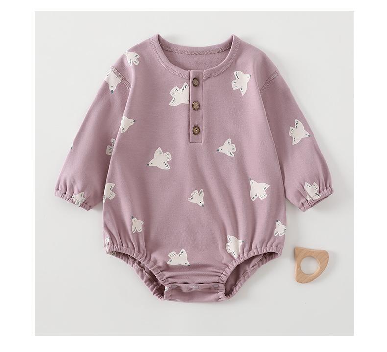 Neugeborenen Modal Baumwolle Baby Body - Frühling/Herbst Homewear & Klimaanzug