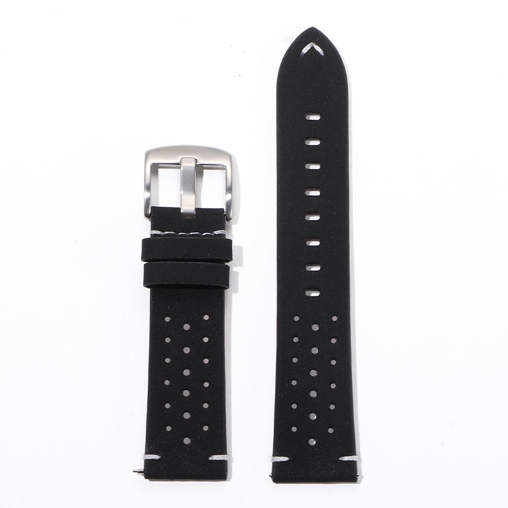 20mm 22mm Watch Strap for Huawei Gt3 Watchband for Samsung Watch Quick Release for Seiko 5 Bracelet Brown Porous Breathable Band