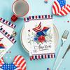 20Pcs 250th American Independence Napkins, Dinner Paper Dining Table Decor for Birthday Party United States Party Supplies