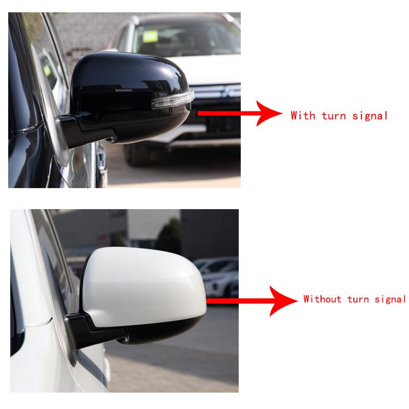 Für Mitsubishi ASX 2013-Auto Rückspiegel Abdeckung Trim, Zubehör Schwarz Carbon Faser Seite Chrom Spiegel Abdeckungen 2016