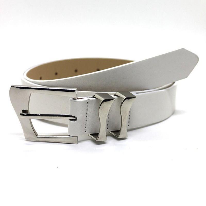 Elegant Women s Vintage Square Buckle Denim Skirt Featuring Black Fashionable Belt White Ring