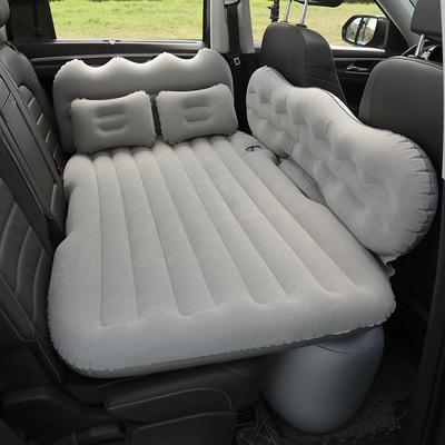 Inflatable Car Air Mattress, Back Seat Camping Cushion Bed Portable Home Air Mattress, Travel, Car Sleeping Bed Blow Up Pad Mattress, With Air Pump