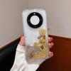Applicable To Huawei Mate70pro Quicksand Gold Mobile Case New Year God of Wealth Mate60PRO Transparent Anti-fall Protection Case