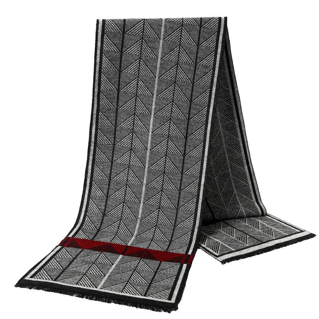 Men's Business Wraps Scarves Winter Classic Pashmina Shawls Fashion Plaid Warm Cashmere Scarf Autumn Thick 180X33CM Beach Towel