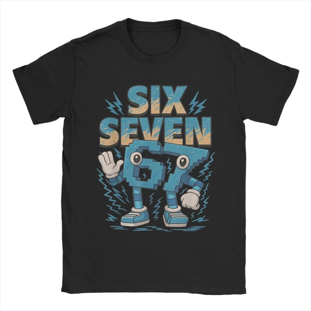 Teal A Brain Rot 67 Six Seven Funny Gamer Meme for Men and Women Oversized TShirt 67 Funny Italian Gaming Y2k Tee Tops Cotton
