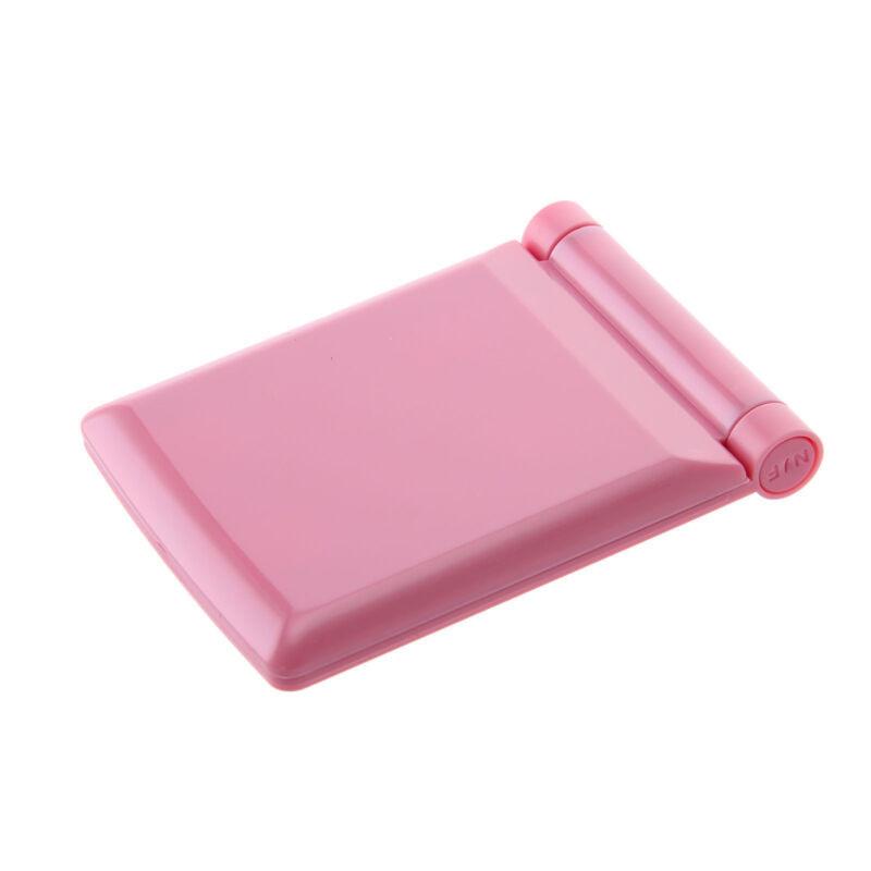 Makeup Cosmetic Folding Portable Compact Pocket Mirror With 8 Led Lights Lamps For Perfect Illumination