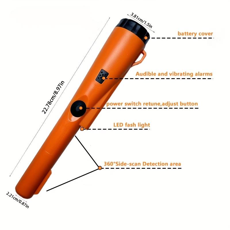 Profesjonalny ręczny wykrywacz metali o wysokiej precyzji, zaprojektowany do wyszukiwania w zakresie 360 stopni, do lokalizowania złota i skarbów.