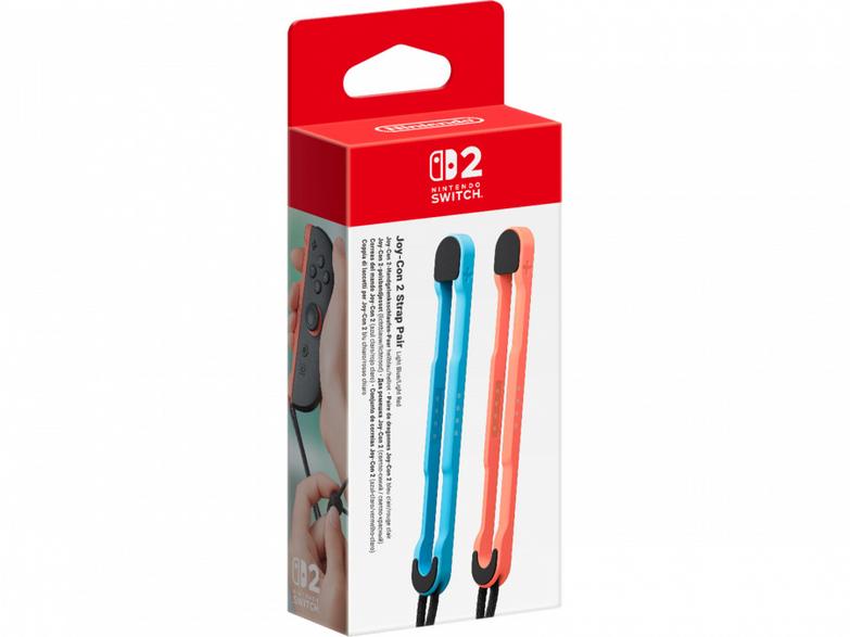 NINTENDO Joy-Con 2 Wrist Straps, Light Blue and Light Red
