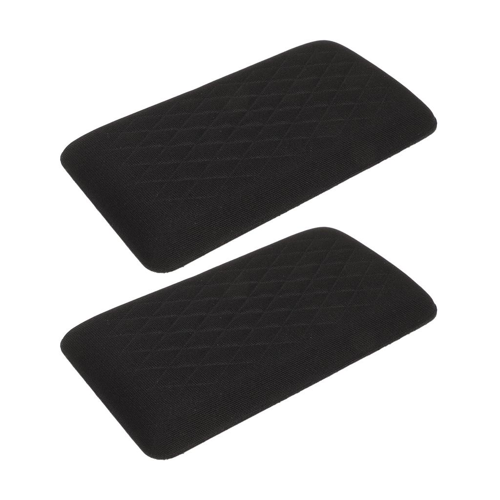 2pcs Car Leg Pads Sponge Soft Universal Automobile Center Console Knee Elbow Pad Cushion Black
