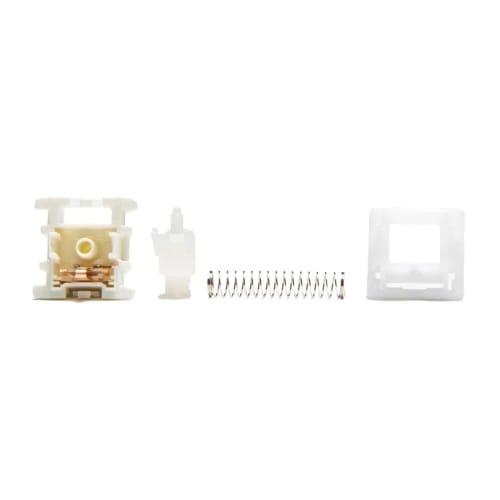 Geon Raw ZERO Switches, 5-Pin Lubricated Linear Switches for Mechanical Keyboards (10PCS)