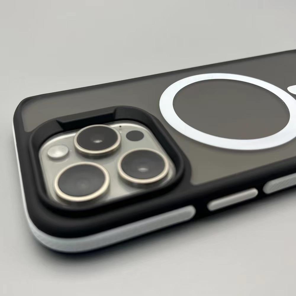 17 Applicable iPhone16Pro two-color skin color magnetic suction Apple 15 mobile phone case 14 protective case 13/12/11