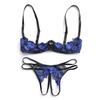 Sexy Open Bra and Blue Sexy Cute Lingerie [qianqu] Lingerie, Shorts, Underwear, See-through Shorts, Panties, Extreme, Erotic,