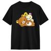 Men Women T Shirt Rilakkuma Bear Face T-Shirts Fashion Beach Tee Shirt Y2K Basic Pattern Cotton Clothes Gift Idea