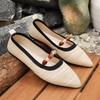 Fashion Women Mesh Casual Shoes Summer New2025 Breathable Pointed Weaving Comfort Light Soft Walkers Flats Zapatos De Mujer