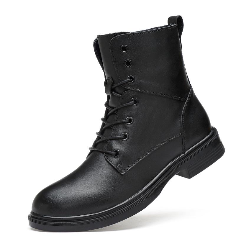 Men s Winter Plus-Size High-Top Work Boots - Warm Mountaineering Martin Shoe 40