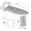Wall-Mounted Adjustable Folding Ironing Board - Breathable, Anti-Scald, High-Temperature Resistant