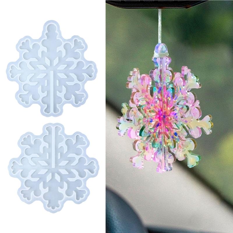 Food Grade Silicones Craft Mold With Butterfly Dragonflies Snowflake For Handmade Decorative Art Project And Gift Making