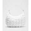 LULULEMON Quilted Puff Shoulder Bag 14L Wht Slvr