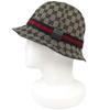 Great GUCCI hat GG canvas bucket hat beige polyester Women M 030367 Used