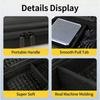 Heavy Duty Controller Storage Box Lightweight Travel Carrying Case with Ergonomic Handle for Computer Host Accessories