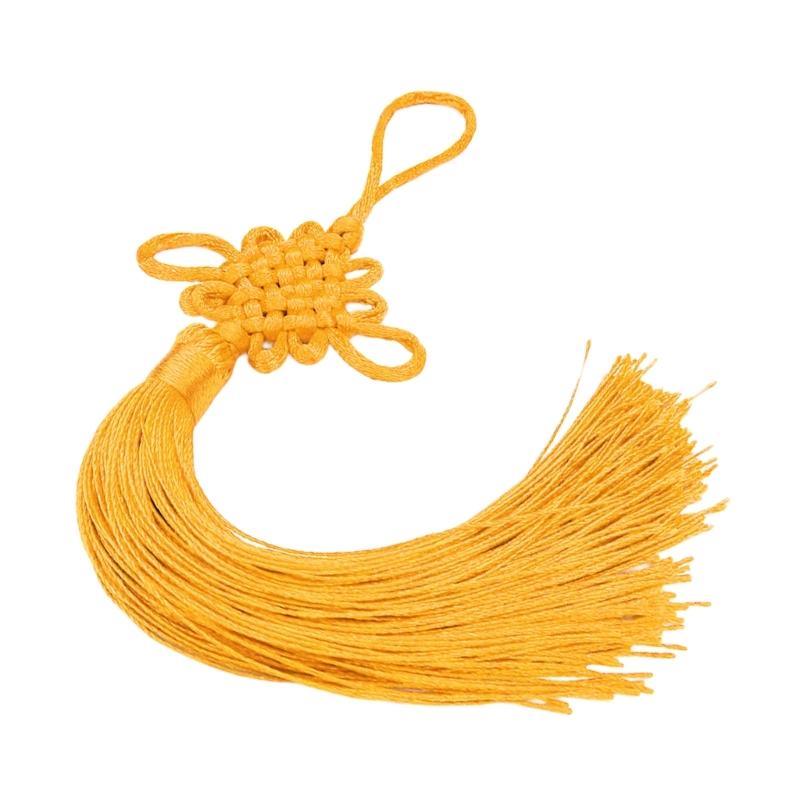 Chinese Knotting Cord Spring Festival Knot Pendant Ornament Chinese Knot with Tassels Chinese Style Gift for Friend