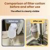 50PCS Faucet Filter Cotton Safe Tap Water Pre-Filter Pads Anti-Splashing for Daily Washing Kitchen Bathroom Use