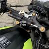 Carbon Steering Damper Stabilizer Motorcycle Directional Dampers Mount Bracket Support Kit For Street Triple 765R 765RS 1200RS