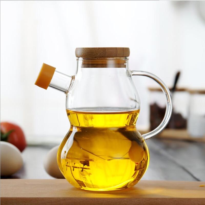 Miling Gourd-Shaped High Borosilicate Glass Oil Dispenser Set
