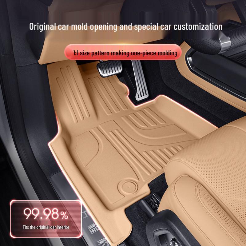 Equation 2025 TPE Leopard 8 Car Floor Mats - New Car Interior Modification Accessories