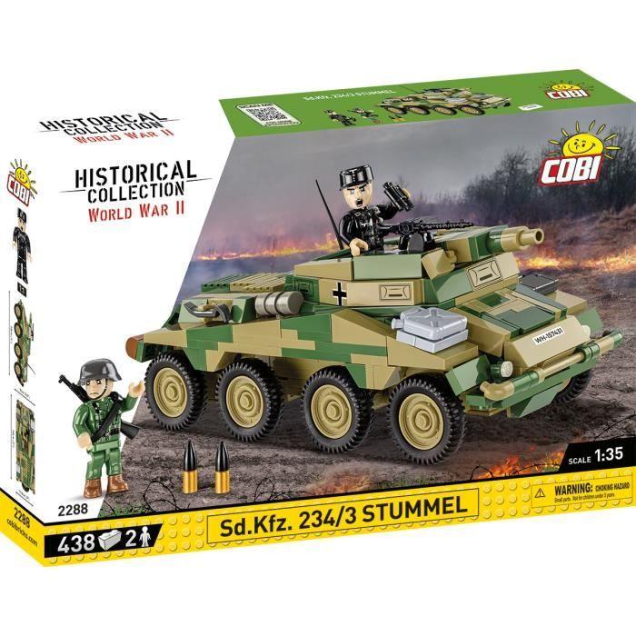 Maquette - COBI - 2288 - SD.KFZ. 234/3 STUMMEL - Plastique - À monter soi-même - Mixte