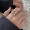 Korean Version of High-end Pearl Ring, Female Niche Design, Personalized and Versatile, Adjustable Ring