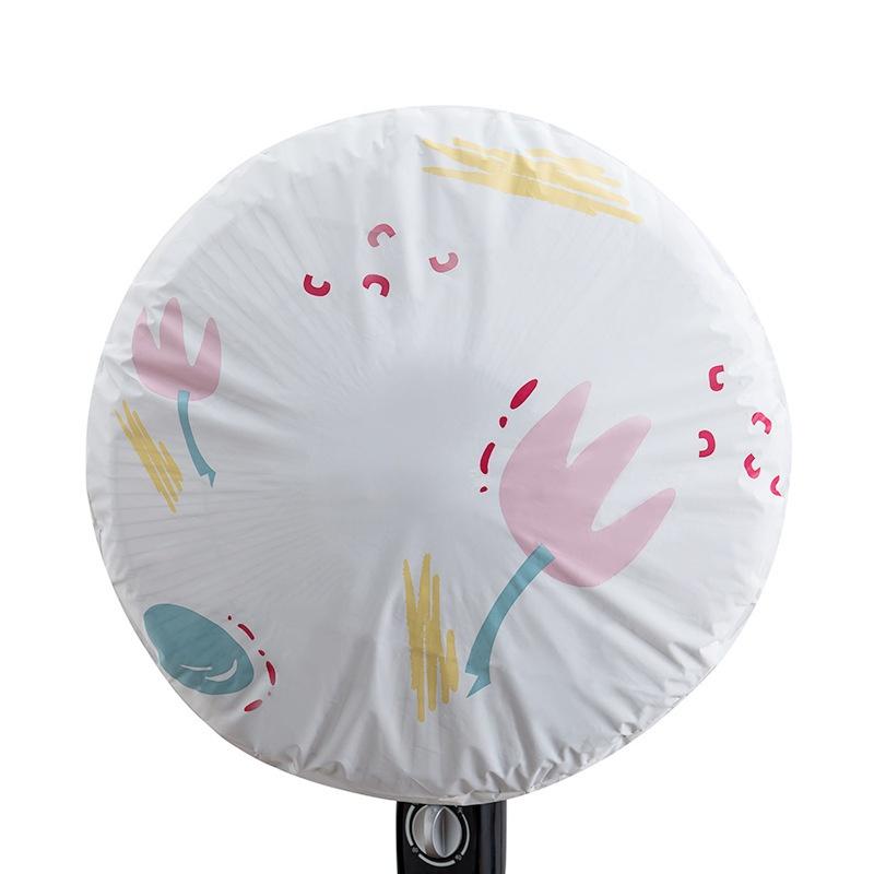 1pc Waterproof Dustproof Round Fan Cover Electric Fan Dust Bag Cover Bag Floor Standing Dustproof Electric Fan Cover 2025