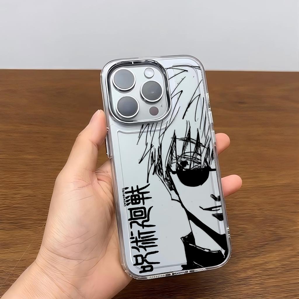Black Anime New Jujutsu Kaisen Gojo Satoru Phone Case For Google Pixel 10 9 8 7 8A 9A XL Pro 4G 5G Soft Silicone TPU Back Cover