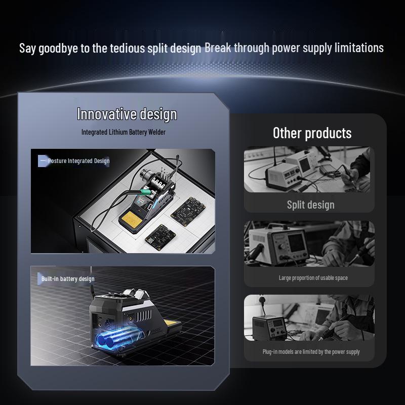 FNIRSI DWS-P2 Constant Temperature 245 Soldering Station DIY Kit for Mobile Phone Repair with 210 Electric Soldering Iron