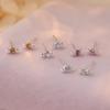 Sweet Candy Zircon Earrings for Women Cute Children's Fun Creative Gentle Ins Style Earrings