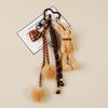 Backpack Rabbit Pendant Bag Charm Heart Pendant Fashion Bear Plush Keychain  Trend Accessories