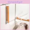 Portable Door 1pcs Travel Hooks Wooden Hook Organizer Rack For Coat Hats Robes Foldable Clothes Hanger For Laundry Room Bathroom