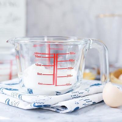Chefmade 500ml hitzebeständiger Glasmessbecher