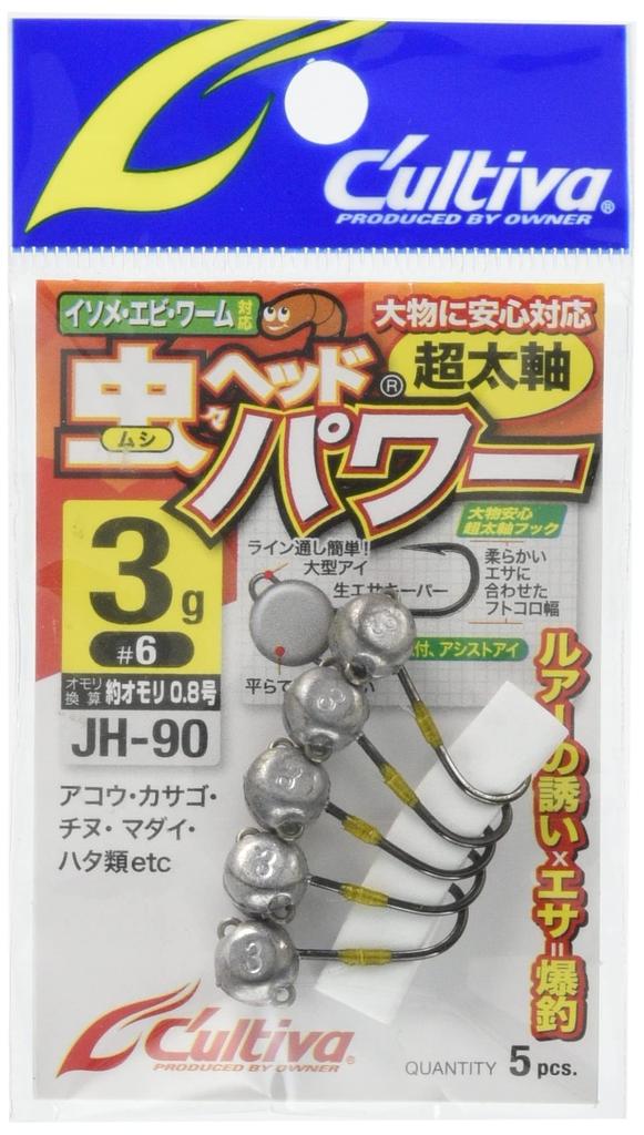 Owner JH-90 Mushi Head Power No.11719 3g