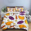 Colorful Abstract Art Decor Set Bedding Set with 1 Duvet Cover 2 Pillowcases Single Double King Queen, Gift
