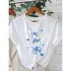 T-shirt casual a maniche corte per donna, taglia europea, per primavera ed estate