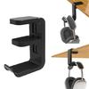Headsets Holder Headphone Stand Secure Grip Desk Headphone Stand with 360°Rotation Desk Organization for Gamers