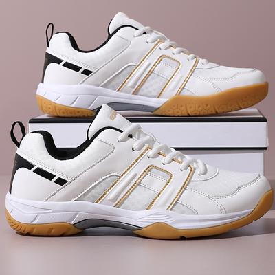 Unisex Sneakers Autumn/Winter Men's Leather Non-Slip Ultra Light Outdoor Tennis Badminton Shoes Women's Shoes