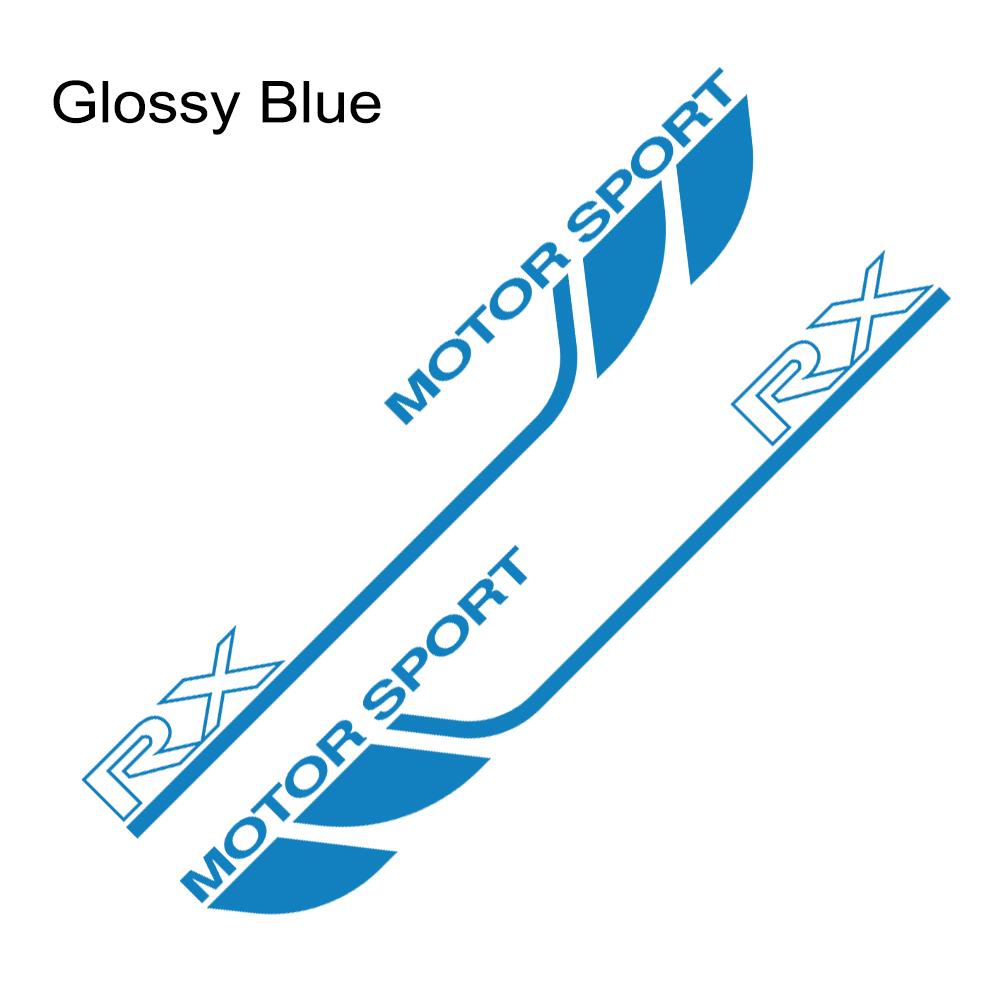 2PCS Car Door Side Stripe Stickers For Lexus RX 350 250 300 Motor Graphics Sport Body Decoration Auto Accessories Vinyl