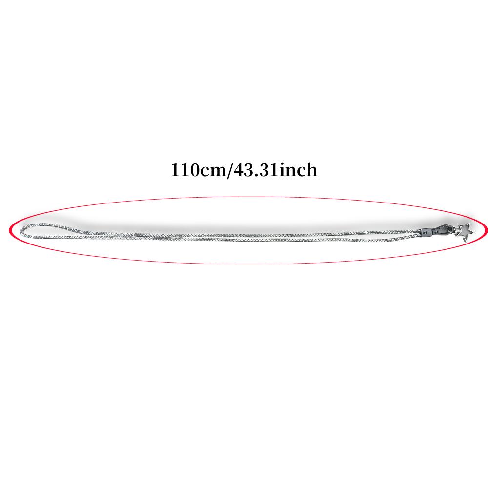 Men's and Women's Universal Flash Phone Lanyard Anti-diamond Flash Lanyard Rhinestone Lanyard Collar Chain