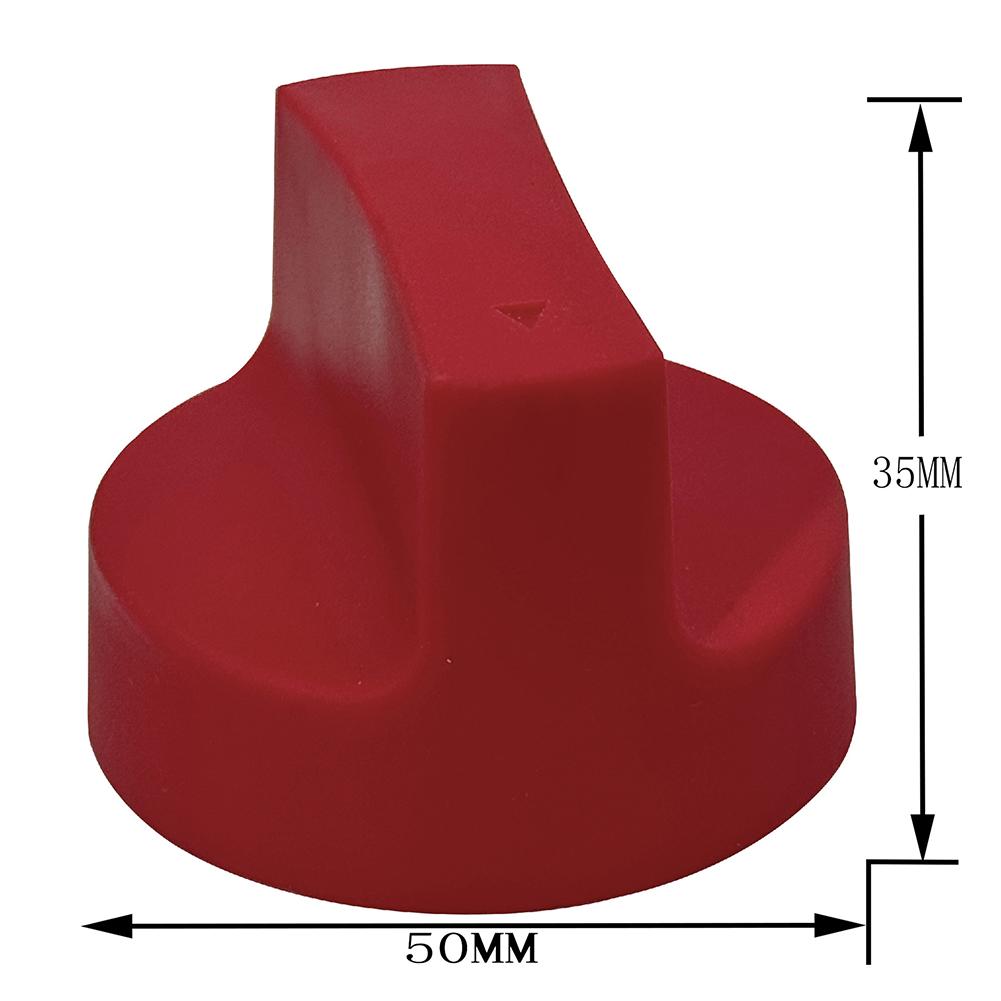 Gas Stove Knobs 50 mm Set of 5 Suitable for Cooking Control Accessories Compatible with For BBQ and Flat Ovens