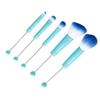 A52E Professional DIY Beaded Makeup Brushes Set Metal Handle Beadable Cosmetic Brush